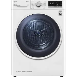 LG RH10V9AV4W, Freistehend, Frontlader, Wärmepumpe, Weiß, Drehregler, ... günstig