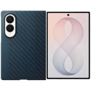 Samsung Galaxy Z Fold8 Carbon Backcover mit Magnet Blau günstig