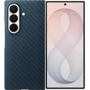 Samsung Galaxy Z Fold8 Ultra Carbon Backcover mit Magnet Blau
