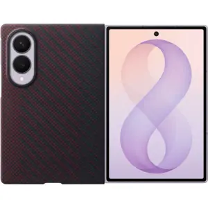 Samsung Galaxy Z Fold8 Carbon Backcover mit Magnet Rot