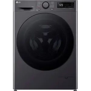 LG V5WD95SLIMB, Frontlader, Freistehend, Schwarz, Links, Medium black,... günstig