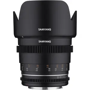 Samyang MF 50mm T1,5 VDSLR MK2 Sony E (Sony E, APS-C / DX, Micro Four Thirds, Vollformat), Objektiv, Schwarz