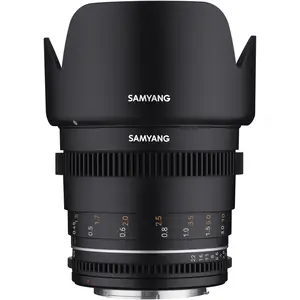 Samyang MF 50mm T1,5 VDSLR MK2 Canon EF (Canon EF, APS-C / DX, Micro Four Thirds, Vollformat), Objektiv, Schwarz