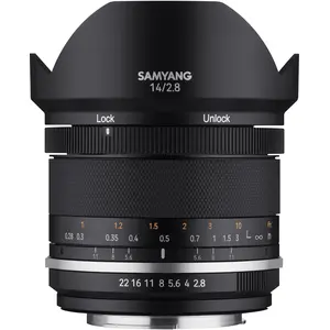 Samyang 14mm f/2.8 MK2 Canon M (Canon EF-M, APS-C / DX), Objektiv, Schwarz