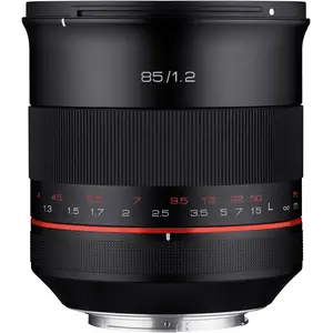 Samyang XP 85mm F1,2 (Canon EF, APS-C / DX, Vollformat), Objektiv, Schwarz