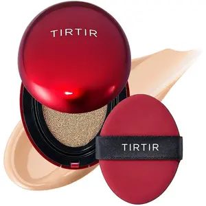 TIRTIR Cushion Foundation für den Glasklaren Teint, Farbe 23N Sand - 72h langanhaltende, makellose Abdeckung mit strahlendem Finish günstig