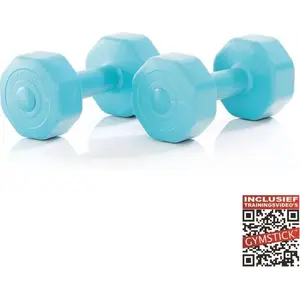 Gymstick Active Vinyl Hantelset - Blau - 2 x 5 kg günstig
