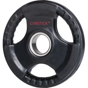 Gymstick Rubber 15kg Teller Schwarz 15 kg Schwarz 15 kg günstig