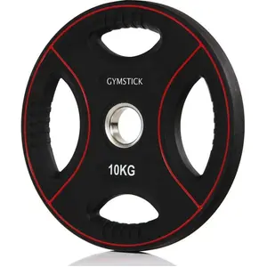 Gymstick Pro Polyurethan10kg Hantelscheibe Schwarz 10 kg Schwarz 10 kg günstig