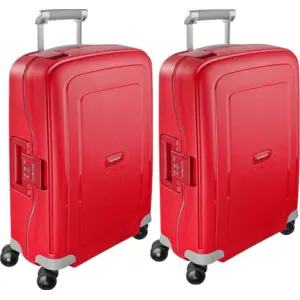 Samsonite S'Cure Spinner 55 cm Crimson Red Duo Kofferset