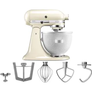 KitchenAid Artisan Mixer 5KSM125 Crème + Eiszubereiter günstig