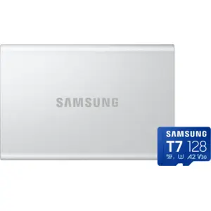 Samsung T7 Resurrected Portable SSD 2TB + Samsung microSDXC T7 128GB 1...