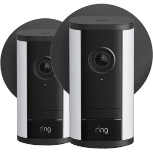 Ring Spotlight Kamera Pro 2. Generation Stecker Schwarz Doppelpack