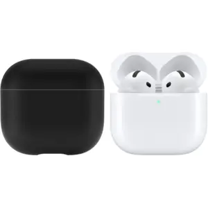 Apple AirPods 4 mit Aktiver Geräuschunterdrückung + BlueBuilt Hülle