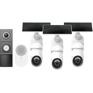 TP-Link Tapo C660 Solar Kit 3er-Pack + D235 Smart Battery + Wired Door...