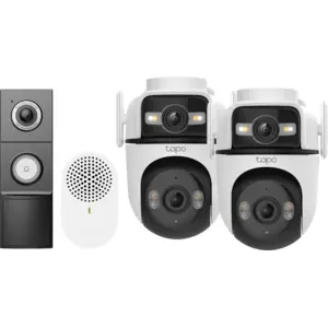 TP-Link Tapo C545D Doppelpack + D235 Smart Battery + Wired Doorbell günstig
