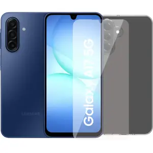 Samsung Galaxy A17 128GB Blau 5G + Zubehörset