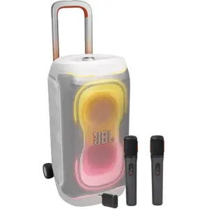 JBL PartyBox 330 Weiß + JBL Kabelloses Mikrofonset günstig