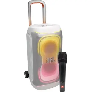 JBL PartyBox 330 Weiß + JBL PBM100