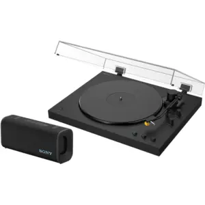 Sony PS-LX5BT Schwarz + Sony ULT Field 3