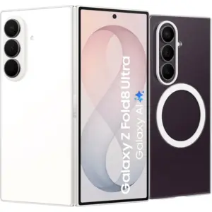Samsung Galaxy Z Fold8 Ultra 512GB Weiß 5G + Carbon Backcover mit Magn...