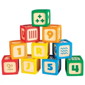 Hape ABC-Spielsteine Spielbausteine, (10 St), aus Holz und Silikon günstig