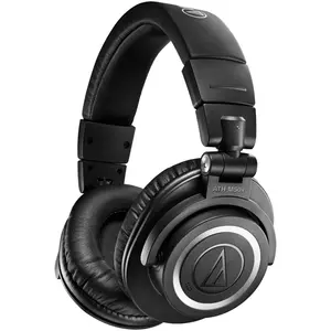 Audio-Technica ATH-M50xBT2 (Keine Geräuschunterdrückung, 50 h, Kabelgebunden, Kabellos), Kopfhörer, Silber, Schwarz