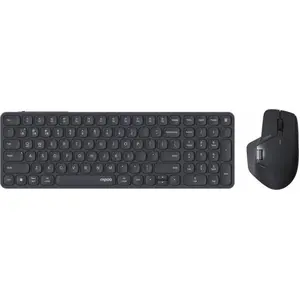 Tastatur- und Maus-Set   RAPOO   9760M   Kabellos   Ultraschlank   Dun...