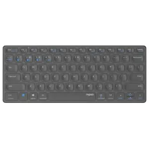 Rapoo Kabellose Multimodus Tastatur "E9600M", DE-Layout, grau