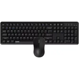 Rapoo 8150M Silent Kabelloses Multimodus-Desktop-Set Schwarz