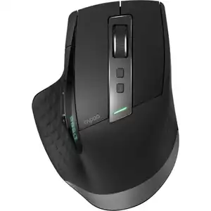 Rapoo MT750S, rechts, Optisch, RF Wireless + Bluetooth, 3200 DPI, Schw...