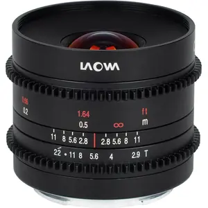 Venus Optic Festbrennweite 9mm T/2.9 Zero-D Cine Fujifilm X (Micro Four Thirds, Micro Four Thirds), Objektiv, Schwarz