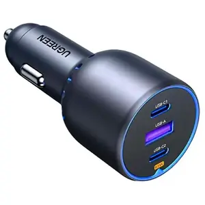 UGREEN 75W 3-Port Fast Car Charger Gray günstig