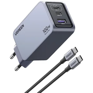 UGREEN Ladegerät Nexode Pro 100W GaN Adapter mit USB-C Ladekabel günstig