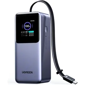 Ugreen Nexode PB726 - Powerbank - Mit ausziehbarem