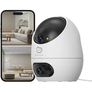 EZVIZ D220 Dual 2K, IP-Sicherheitskamera, Drinnen, Kabellos, Wand, Wei... günstig