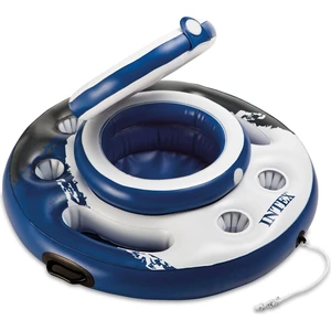 Intex 56822 Poolbar, Megakühler Ø 89 cm, Getränkekühler, 5 Getränkehal...