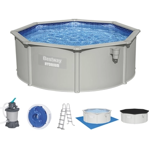 Bestway® Hydrium Stahlwandpool Komplett-Set mit Sandfilteranlage Ø 36... günstig