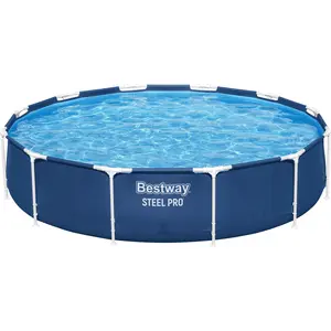 Bestway® Steel Pro Frame Pool ohne Pumpe Ø 366 x 76 cm, dunkelblau, r... günstig