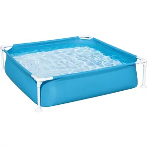 Bestway® My First Frame Pool 122 x 122 x 30,5 cm, blau , eckig günstig