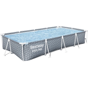 Bestway® Steel Pro Frame Pool ohne Pumpe 366 x 201 x 66 cm, Blattform... günstig