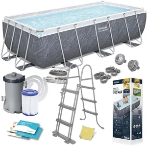 Rahmen-Gartenpool 404 x 201 x 100 cm 11 in 1 Bestway 56721 günstig