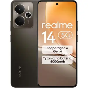 realme 14, 16,9 cm (6.67"), 12 GB, 256 GB, 50 MP, Android 15, Schwarz