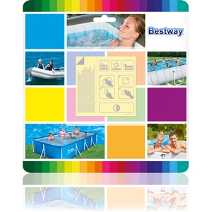 Bestway Reparaturflicken 10 Stück, wasserfest, selbstklebend, 62091 günstig