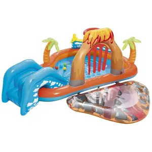 Bestway Lava Lagoon 265x265x104 Cm Ovales Aufblasbares Planschbecken 2... günstig