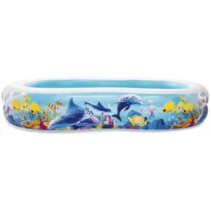 Bestway Family 262x157x46 Cm Ovaler Aufblasbarer Pool 544L günstig