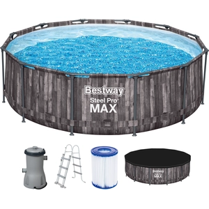 Bestway® Steel Pro MAX Auftstellpool-Komplett-Set mit Filterpumpe Ø 4... günstig