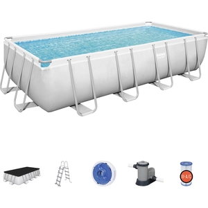 Aufstellpool Bestway Power Steel 549x274x122 cm mit Kartuschenreiniger... günstig