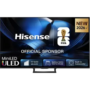 Hisense 100U7SE, 2,54 m (100"), 3840 x 2160 Pixel, ULED, Smart-TV, WLA...