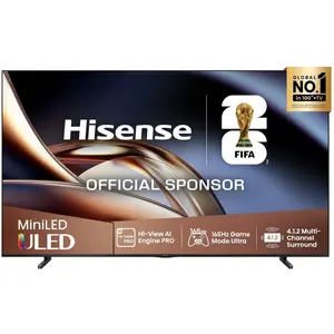 Hisense 100 '' U8Q | ULED MiniLED Smart TV 4K 165 Hz, 2,54 m (100"), 3...